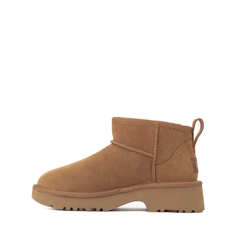 UGG® Classic Ultra Mini New Heights Boot - Little Kid / Big Chestnut