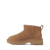 UGG® Classic Ultra Mini New Heights Boot - Little Kid / Big Chestnut