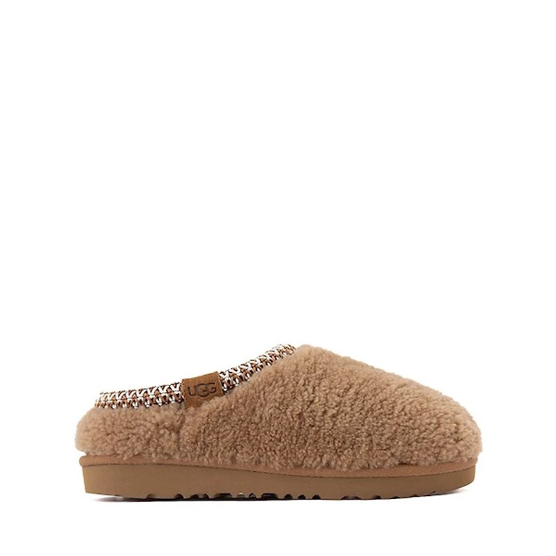 UGG® Tasman Maxi Curly Slipper - Little Kid / Big Chestnut