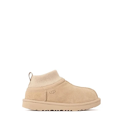 UGG® Classic Ultra Stretch Cuff Boot - Toddler / Little Kid Mustard Seed