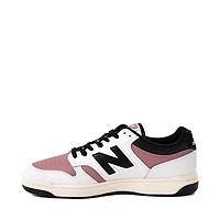 New Balance 480 Athletic Shoe - White / Rosewood Black