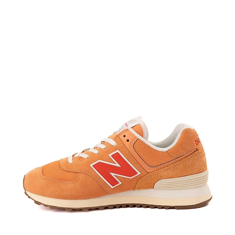 Womens New Balance 574 Athletic Shoe - Copper / Neo Flame Sea Salt