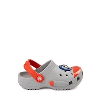 Crocs Classic Rocket Ship Clog - Baby / Toddler Gray Mirage Orange