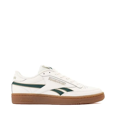 Mens Reebok Club C Revenge Vintage Athletic Shoe - Chalk / Collegiate Green