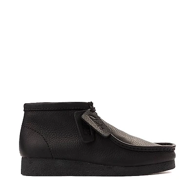 Mens Clarks Wallabee EVO Chukka Boot - Black Leather