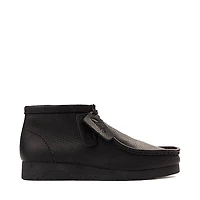 Mens Clarks Wallabee EVO Chukka Boot - Black Leather