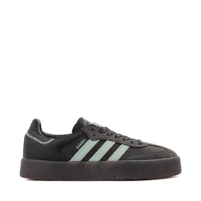 Womens adidas Sambae Athletic Shoe - Core Black / Hazy Green Carbon
