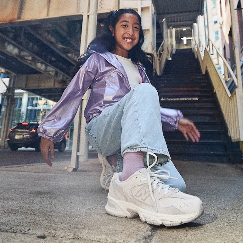 New Balance 530 Athletic Shoe - Big Kid Moonbeam / Moonrock