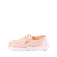 HEYDUDE Wendy Iridescent Sparkle Slip-On Casual Shoe - Little Kid / Big Pink
