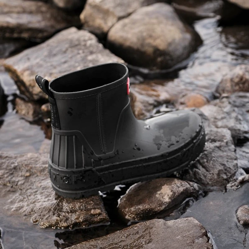 Womens Hunter Wales Rain Boot - Black