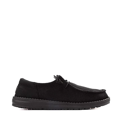 Womens HEYDUDE Wendy Funk Slip-On Casual Shoe - Black Monochrome