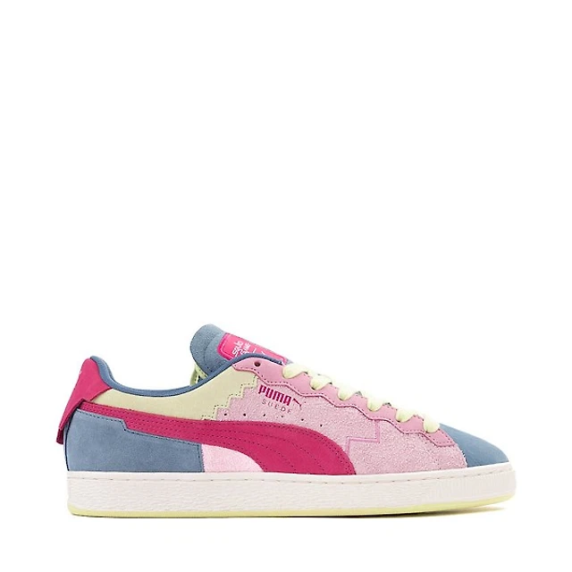 PUMA x Squid Game Suede Athletic Shoe Blue Horizon Orchid