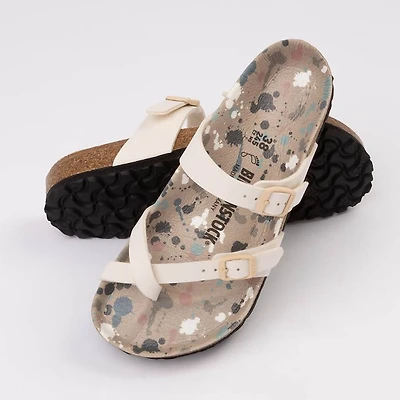 Womens Birkenstock Mayari Slide Sandal - Eggshell