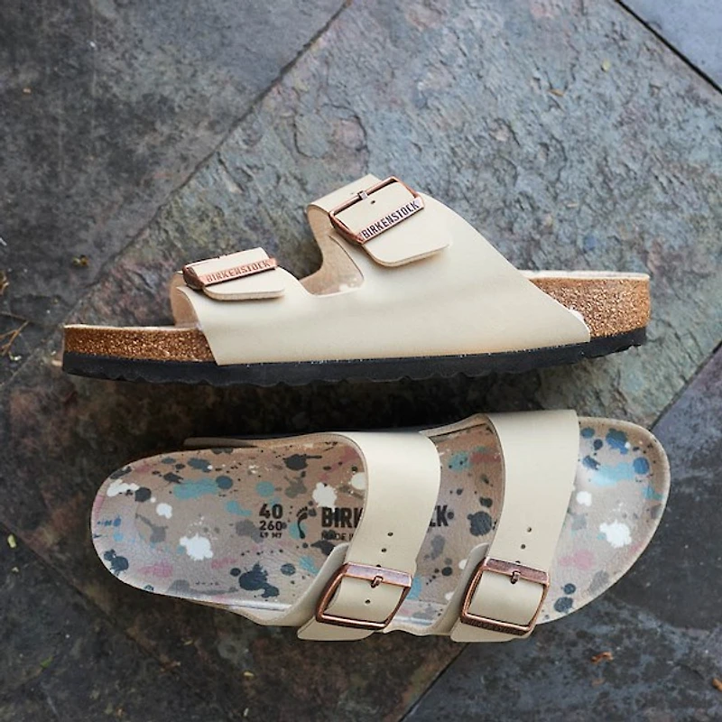 Womens Birkenstock Arizona Slide Sandal - Sandcastle