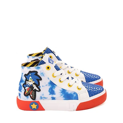 Ground Up Sonic the Hedgehog&trade And Shadow Hi Sneaker - Little Kid / Big Red Royal Blue