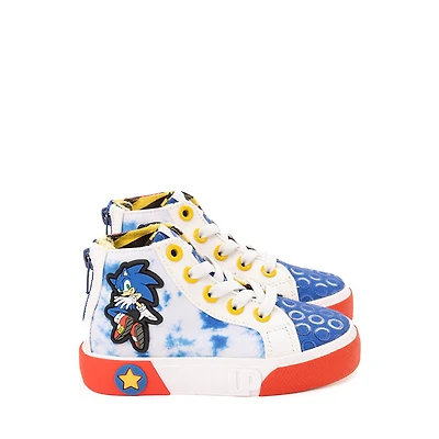 Ground Up Sonic the Hedgehog&trade Sonic And Shadow Hi Sneaker - Toddler - Red / Royal Blue