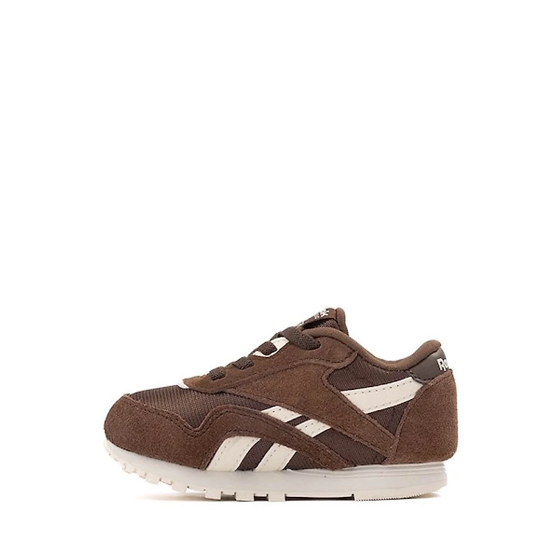 Reebok Classic Nylon Athletic Shoe - Baby / Toddler Utility Brown