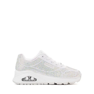 Skechers Street&trade Uno Gen1: Disco Rave Sneaker - Little Kid / Big White