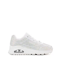 Skechers Street&trade Uno Gen1: Disco Rave Sneaker - Little Kid / Big White