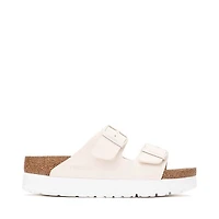 Womens Papillio by Birkenstock® Arizona Flex Platform Slide Sandal - Eggshell