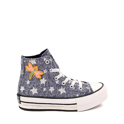 Converse x Coraline Chuck Taylor All Star EVA Lift High-Top Sneaker - Little Kid - Dark Blue
