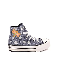 Converse x Coraline Chuck Taylor All Star EVA Lift High-Top Sneaker - Little Kid - Dark Blue