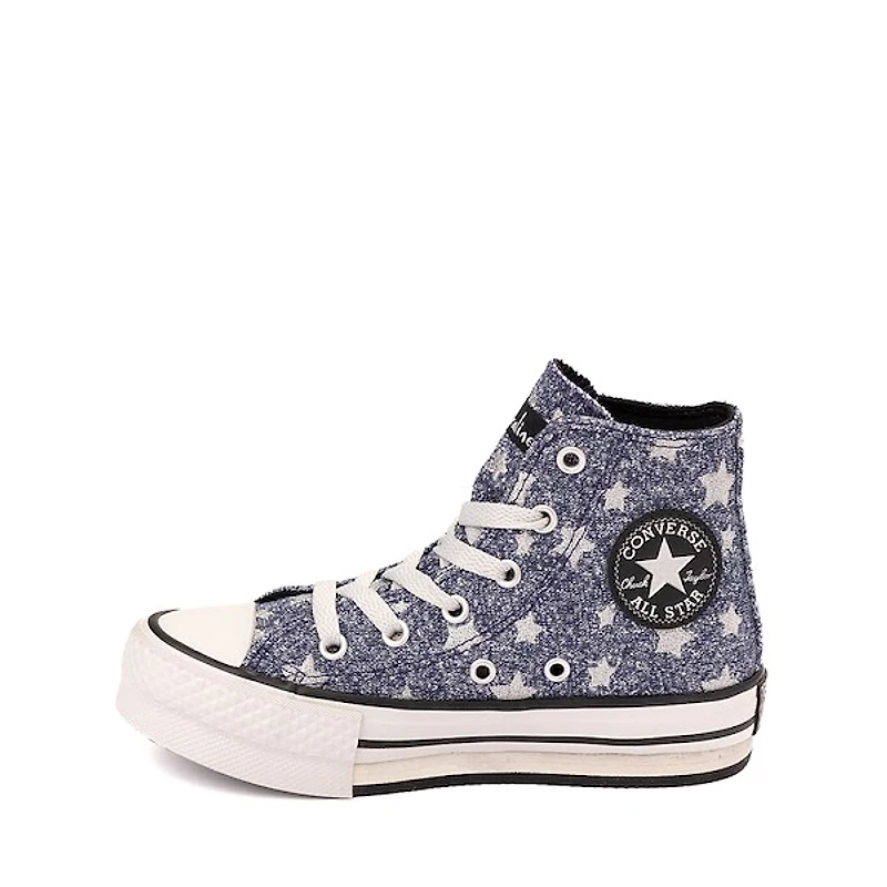 Converse x Coraline Chuck Taylor All Star EVA Lift High-Top Sneaker - Little Kid - Dark Blue