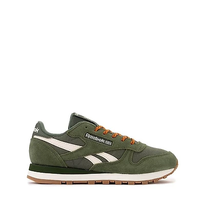 Reebok Classic Leather Athletic Shoe - Big Kid Breakaway Green