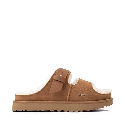 Womens UGG® Greenport Strap Slide Sandal - Chestnut