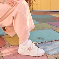 Womens New Balance 550 Athletic Shoe - White / Twilight Haze