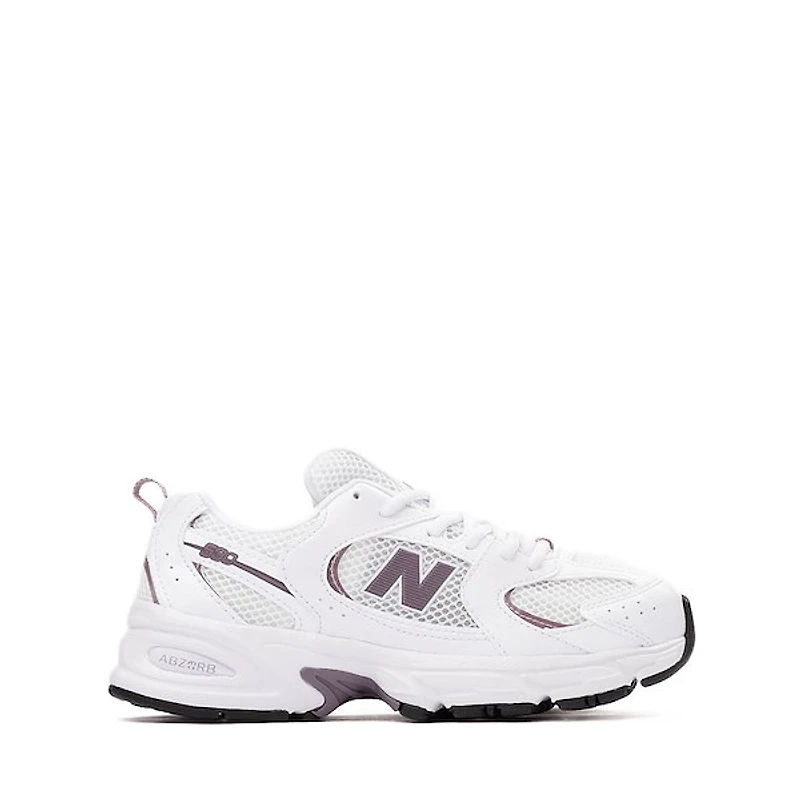 New Balance 530 Athletic Shoe - Big Kid White / Dark Wine