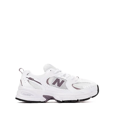 New Balance 530 Athletic Shoe - Big Kid White / Dark Wine