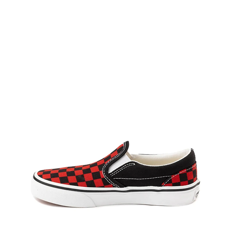 Vans Slip-On Checkerboard Skate Shoe - Little Kid
