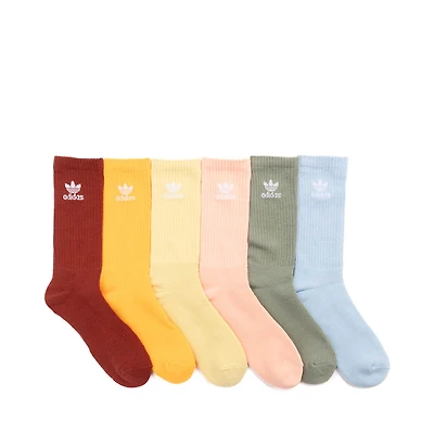adidas Trefoil Crew Socks 6 Pack - Multicolor