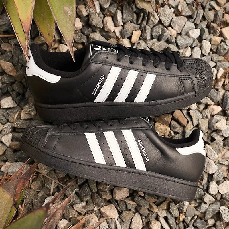 Womens adidas Superstar II Athletic Shoe - Core Black / White