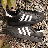 Womens adidas Superstar II Athletic Shoe - Core Black / White