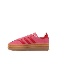 adidas Gazelle Bold Athletic Shoe - Big Kid Rose Tone / Better Scarlet Cream White