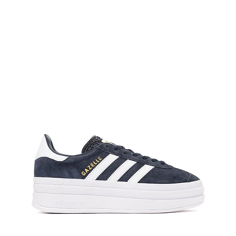 adidas Gazelle Bold Athletic Shoe - Big Kid Aurora Ink / White
