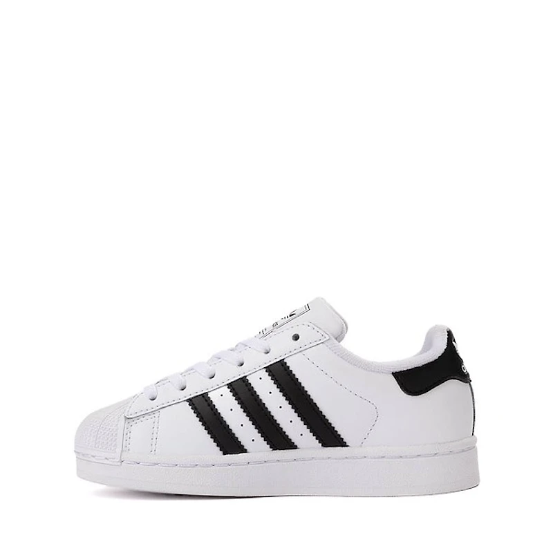 adidas Superstar II Athletic Shoe - Little Kid White / Core Black