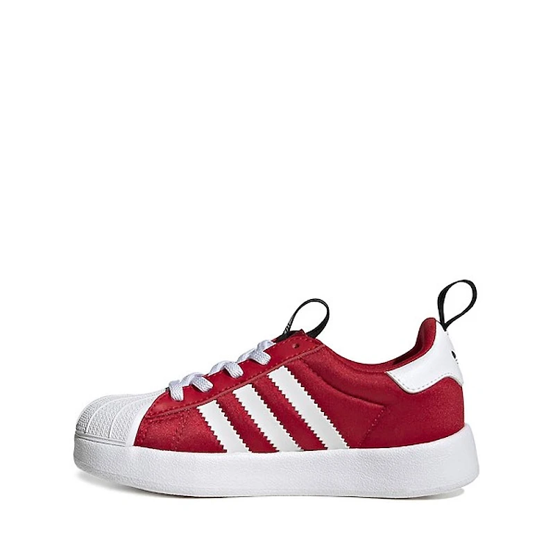 adidas x Disney Adifom Superstar 360 Minnie Mouse Athletic Shoe - Little Kid Better Scarlet / White Core Black
