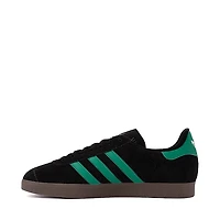 Mens adidas Gazelle Athletic Shoe - Black / Court Green Gum