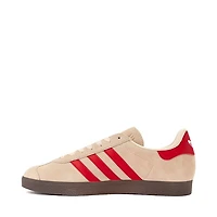 Mens adidas Gazelle Athletic Shoe - Sand Strata / Better Scarlet White