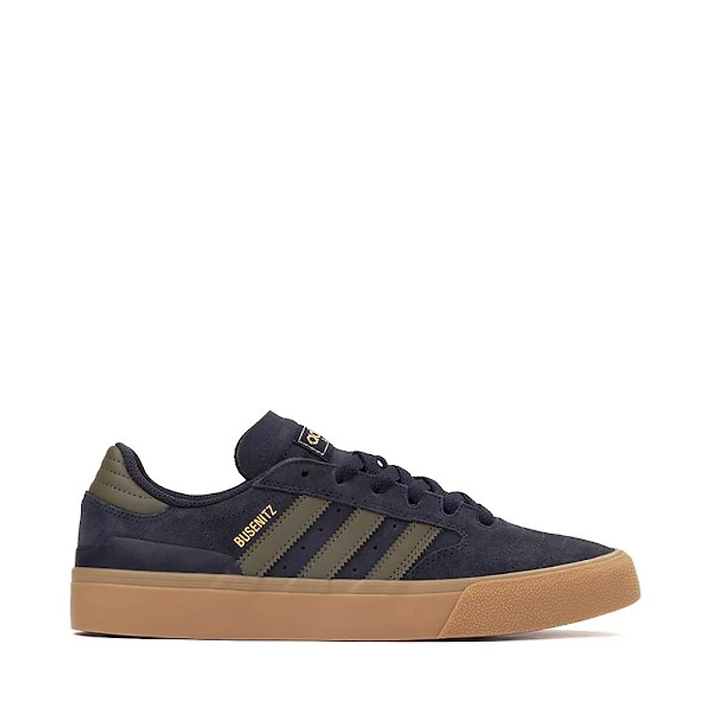 Mens adidas Busenitz Vulc II Skate Shoe - Ink / Olive Strata