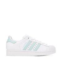 Womens adidas Superstar II Athletic Shoe - White / Semi Flash Aqua Easy Mint