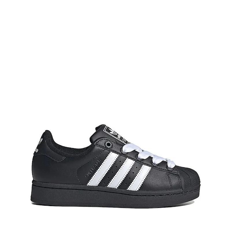 adidas Superstar II Athletic Shoe - Big Kid - Core Black / White / Core Black
