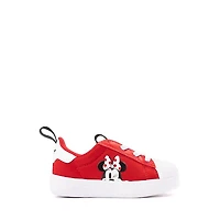 adidas x Disney Adifom Superstar 360 Minnie Mouse Athletic Shoe - Baby / Toddler Better Scarlet White Core Black