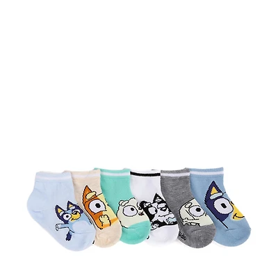 Bluey Quarter Socks 6 Pack - Baby - Multicolor