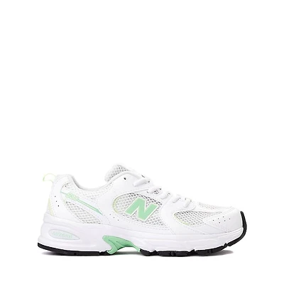 New Balance 530 Athletic Shoe - Big Kid White / Melon Water