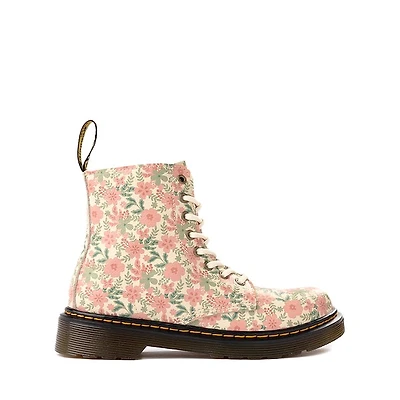 Dr. Martens 1460 8-Eye Pop Floral Boot - Little Kid / Big Pink