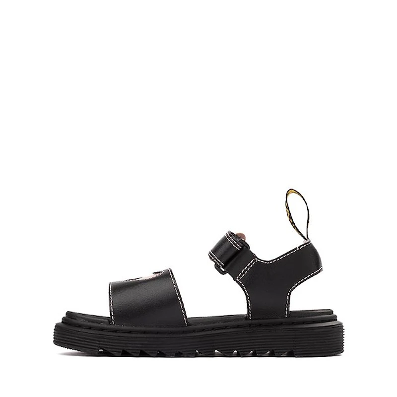 Dr. Martens Marlowe II Hearts Sandal - Little Kid / Big Black Powder Pink
